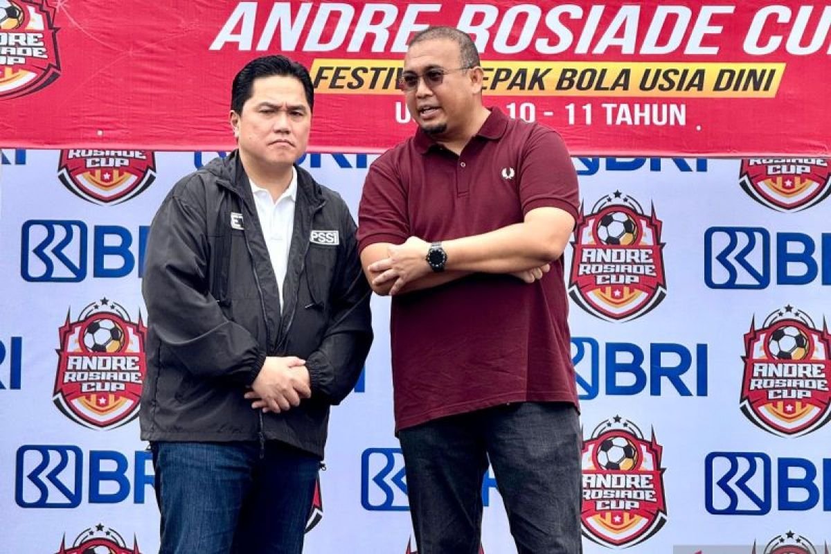 Erick Thohir Dukung Kompetisi Usia Muda dan Apresiasi Andre